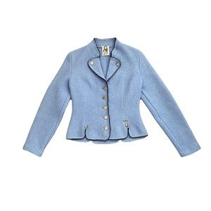 VINTAGE German Alpine Jacket, Retro 1960s 70s, Made by Munchner Strickmoden